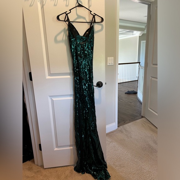 Windsor Green Prom Dress - Picture 2 of 3